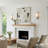 Deljana Glass and Steel Wallchiere
