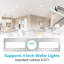 Ensemble de 48 plaques de fixation de nouvelle construction, pour luminaire encastré de 4 pouces, plaque de boîtier d'éclairage encastré peu profond, support de luminaire universel pour éclairage encastré à DEL