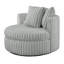 Fauteuil demi-tonneau pivotant Marbihan