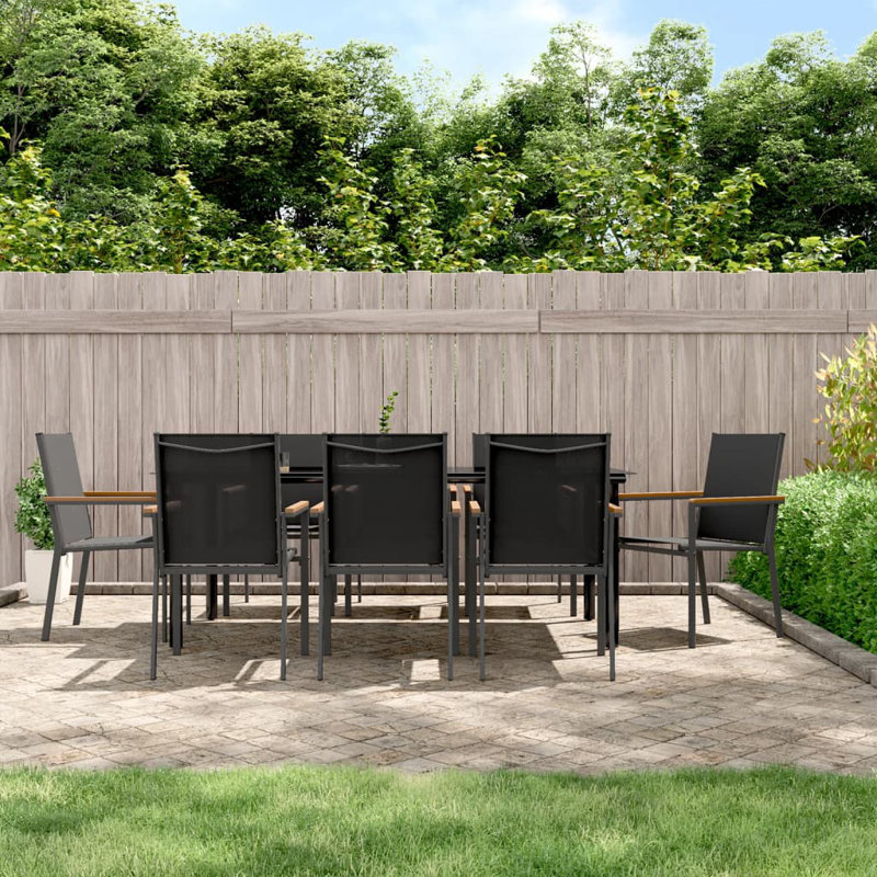 Bickleton 8 - Person Patio Dining Set with Rectangular Table