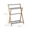 Freestanding 4 Rail Blanket Rack Black Metal