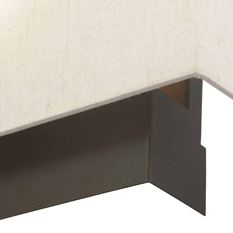 Xaria Flush Mounted Sconce, English Bronze