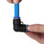 Nécessaire de raccordement pneumatique à air comprimé: système complet de tuyauterie d'air TPEE de 1/2 po (DO) / 3/8 po (ID) x 100 pieds, bleu