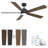 Smart Ceiling Fan With Reversible Blades, Remote & App Control, Led Light, And Dc Motor-1863083306-1863083311