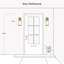 Applique murale d'extérieur en acier inoxydable 1 lumière 16 po-1613936277