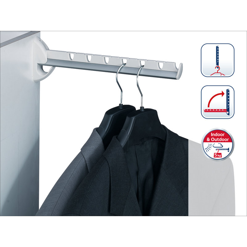 Séchoir à linge mural pliable Leifheit Airette