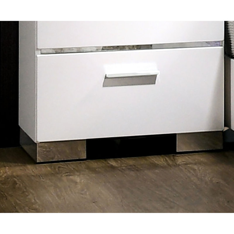 Table de chevet Modern, Blanc