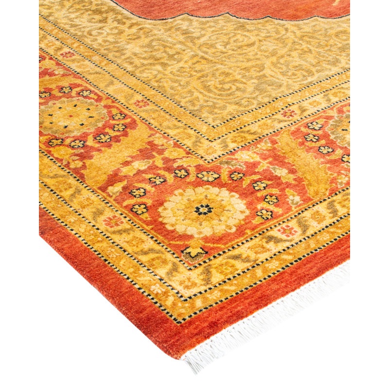 Classic One-of-a-Kind 6' 2" X 9' 0" Hand Knotted Area Rug