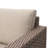 2-Person Outdoor Patio Sofa Set with Cushions