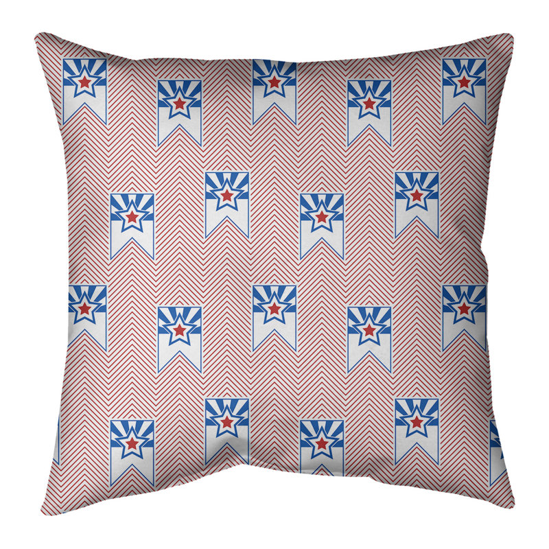 Coussin décoratif à drapeau de jour de l’indépendance, 26 po x 26 po
