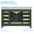 54 In. W X 22 In. D Single Sink Bath Vanity With Engineered Top-379456364-379456366