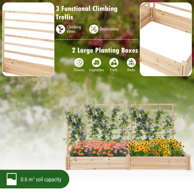 Tewksbury Wood Planter Box