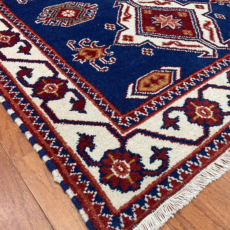  Tapis en laine fait à la main Kazak