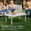 Ensemble de conversation modulaire à assise profonde de 11 pièces avec table basse, ensemble de conversation en corde tissée avec coussin confortable de 6 po Campanella-131279959
