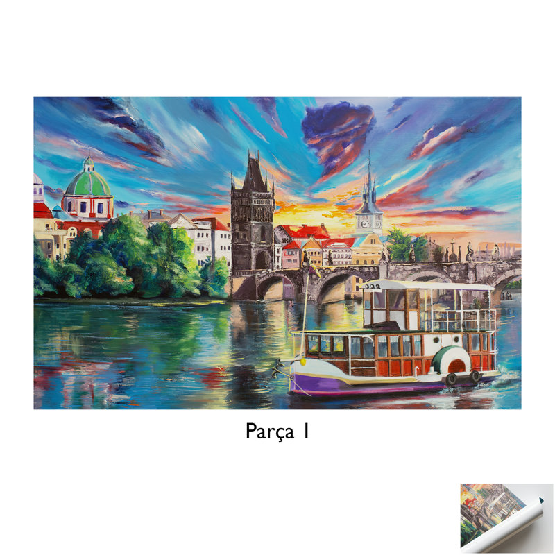 Print on Canvas, 20 cm H x 30 cm W, Black Floater Framed