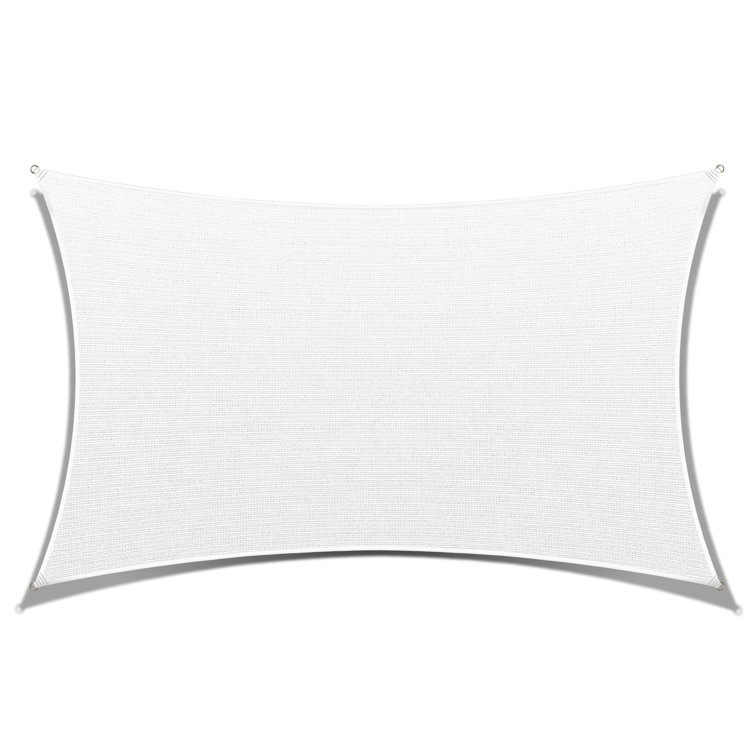 Toile d'ombrage rectangulaire Amgo 200 GSM, blocage UV 95% Amgo