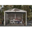 Abri d'extérieur à cadre rigide en aluminium 12 pi x 12 pi avec moustiquaire Sojag-70781801-70781804
