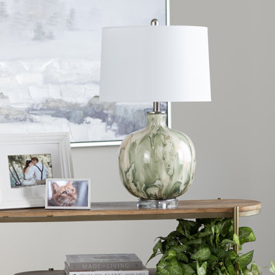 Ashwina Glass And Crystal Table Lamp
