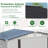 8x6 Ft, Metal Tool Shed, Side Window, Lockable Door, Waterproof, High - Durability, Modular Setup Garden Tools Storage, Sports Gear Skylight Practical And Aesthetic