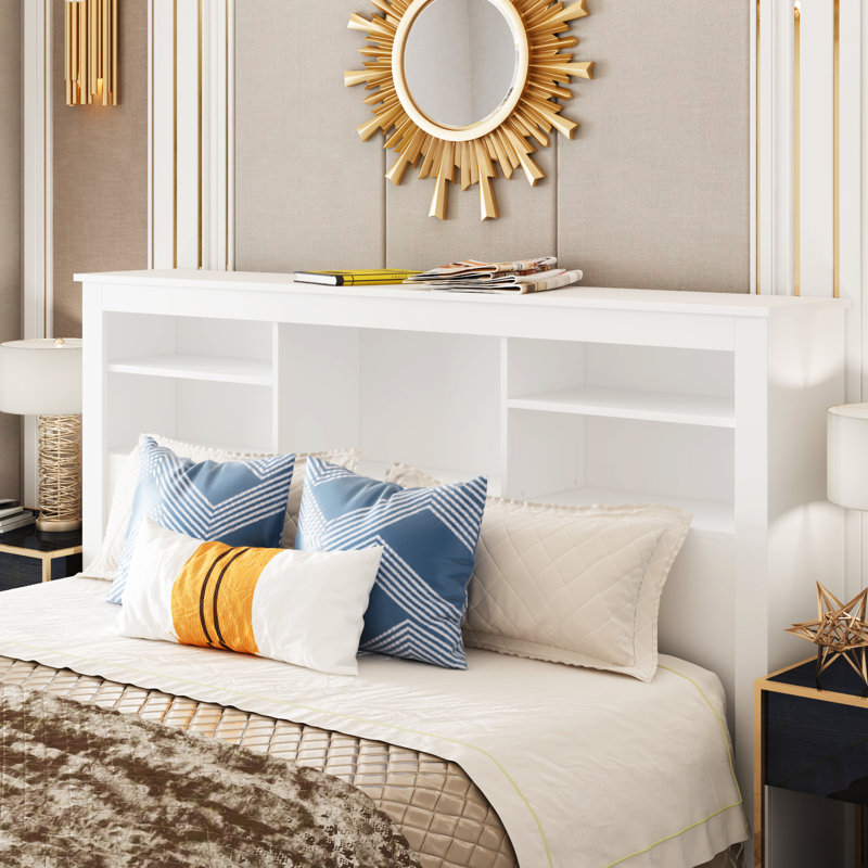 65'' W Full Bookcase Headboard