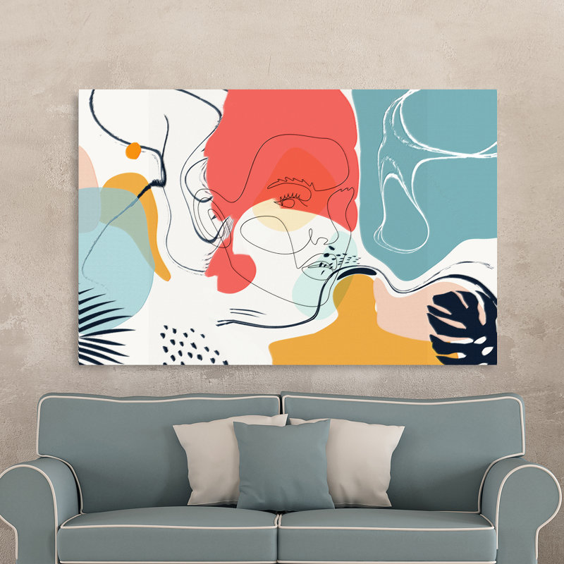 " Boho Glow 269 " Painting Print, 24" H x 36" W x 1.5" D