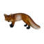 Figurine de renard roux sauvage en résine