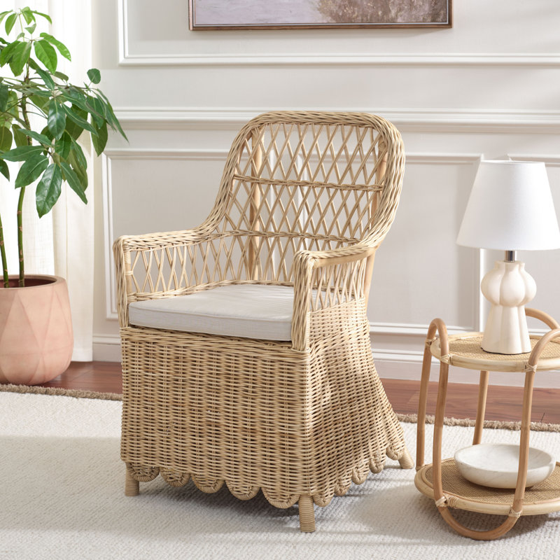 Chaise d'appoint Manon Scallop, Clair naturel