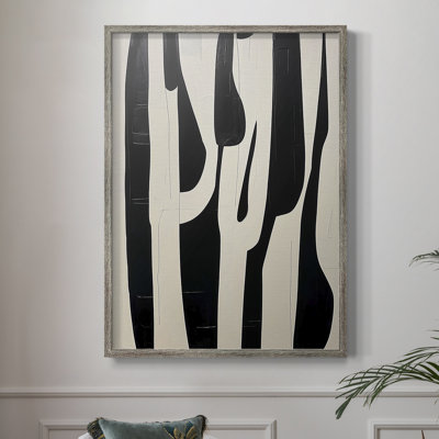 Série ABSTRACT DCXC III, reproduction encadrée - bois massif