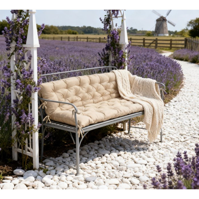 Remplacement de 3 places pour la balançoire, le coussin de banc capitonné pour le mobilier d'extérieur, le canapé / canapé de patio