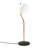 Modern Metal Table Lamp, Black Finish, 7.1 x 7.1 x 24.0 inches | Base Plate Ø7.1 x 0.8 inches | 78.7-inch Cable with On/Off Switch | E14 Socket, Max 40W (Bulb Not Included) | Stylish & Functional Lighting for Home & Office-587287846