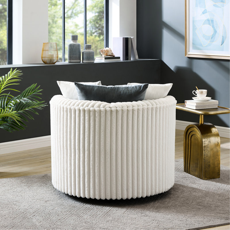 Fauteuil d'appoint avec roulettes Julian