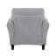 Fauteuil 1Pc rembourré avec accoudoirs arrondis-2133547312