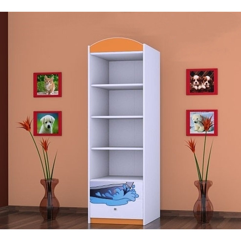 Tybalt 1 Door Wardrobe, Orange