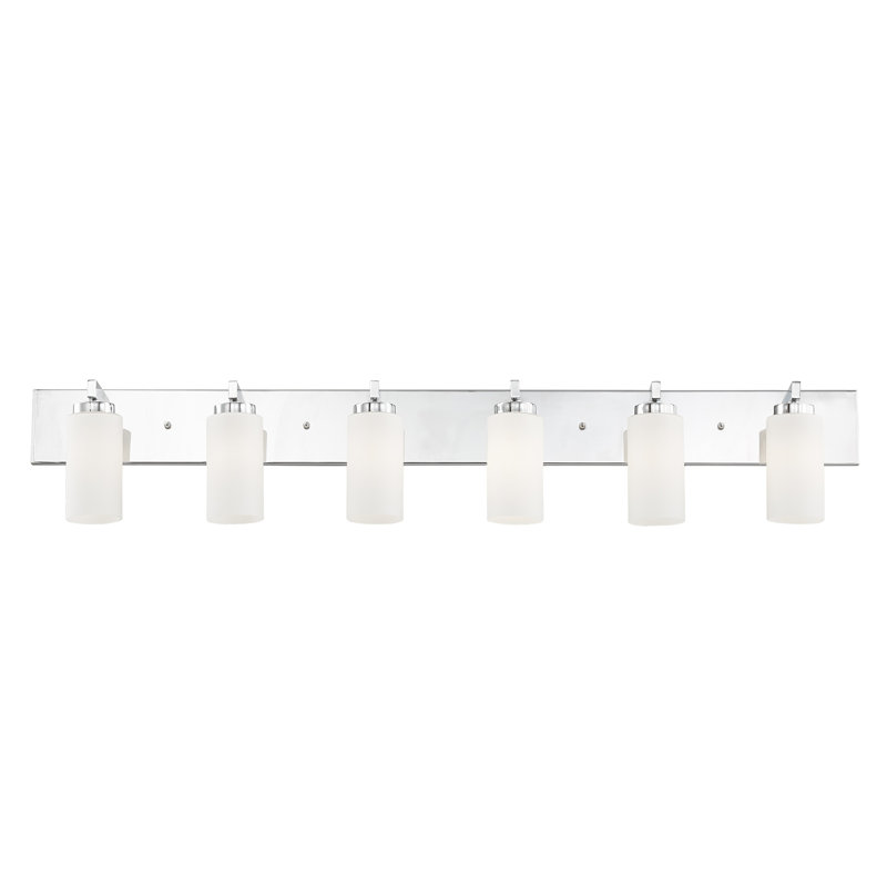 Wallace 6 - Light Dimmable Vanity Light, Polished Chrome