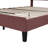Upholstered Platform Bed with Headboard