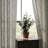 Draycott Polyester Linen Textured Light Filtering Semi-Sheer Grommet Curtain Pair-1073367488-1067310517