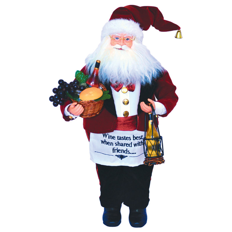 Figurine Père Noël De 17,5"