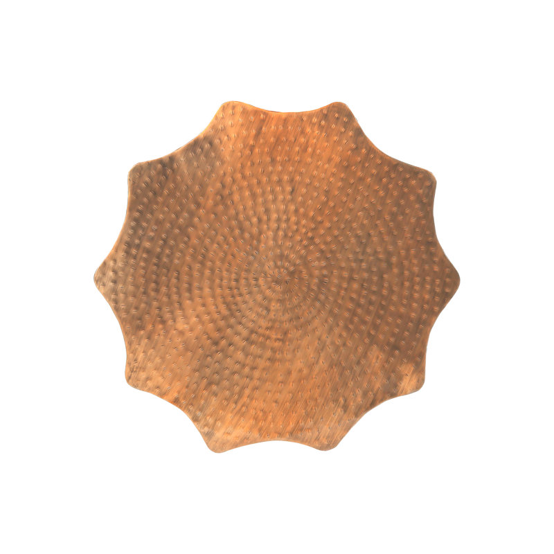 Abdool End Table, Copper