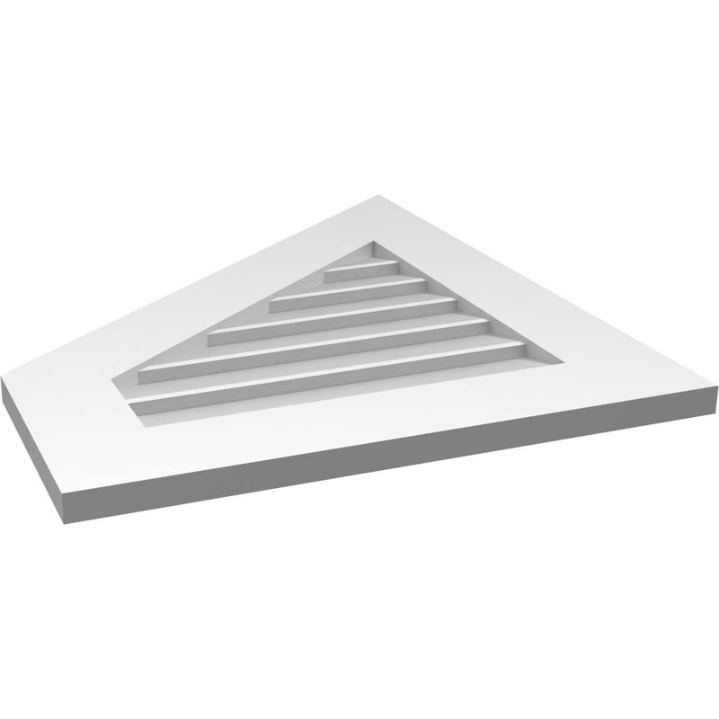 Évent en poire non-fonctionnel Signature, H 26 po x l 22 po x P 1 po