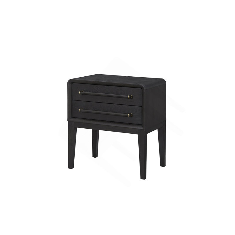 Small Nightstand - Peppercorn, Black