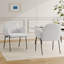 Ensemble de 4 chaises de salle à manger modernes rembourrées avec accoudoirs-2064412921