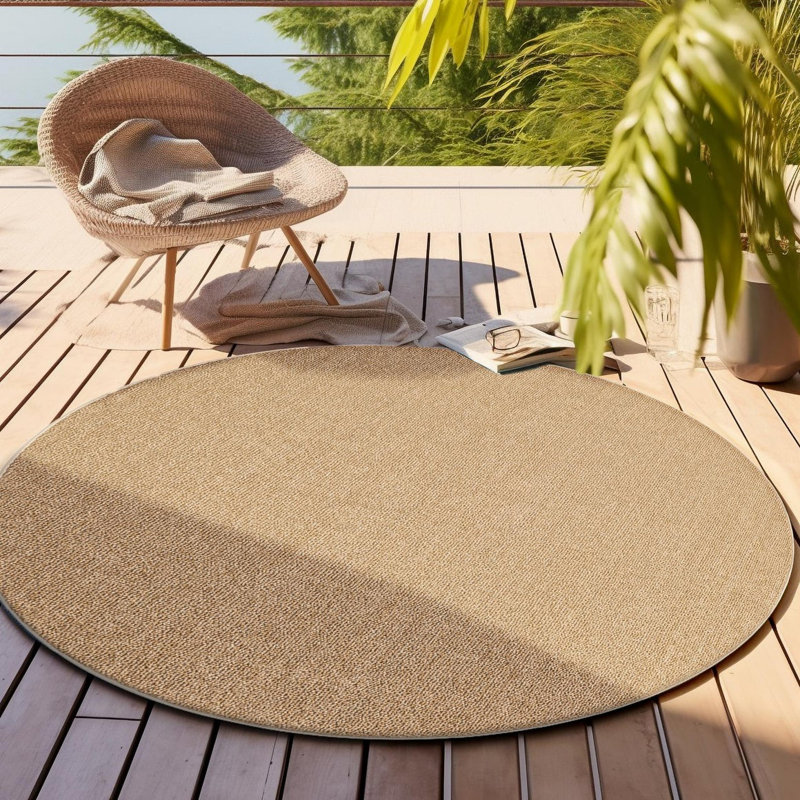 Chesire Indoor/Outdoor Area Rug, Round 5'3"