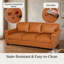 88.98'' Faux Leather Sofa-132901987