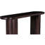 Console ovale en bois brun Tuxe-249357039