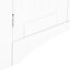 Armoire de coin blanche pour la salle de bain, 12,2 pouces de largeur, 32,3 de hauteur, facile à assembler et - Buffet multifonctionnel pour la cuisine