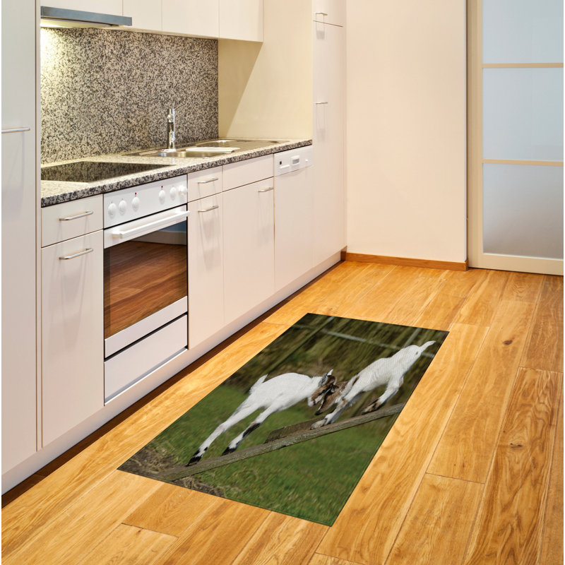 Tapis décoratif à longs poils en fibre de polyester haute densité Animal, Rectangle 2 pi 7 po x 5 pi