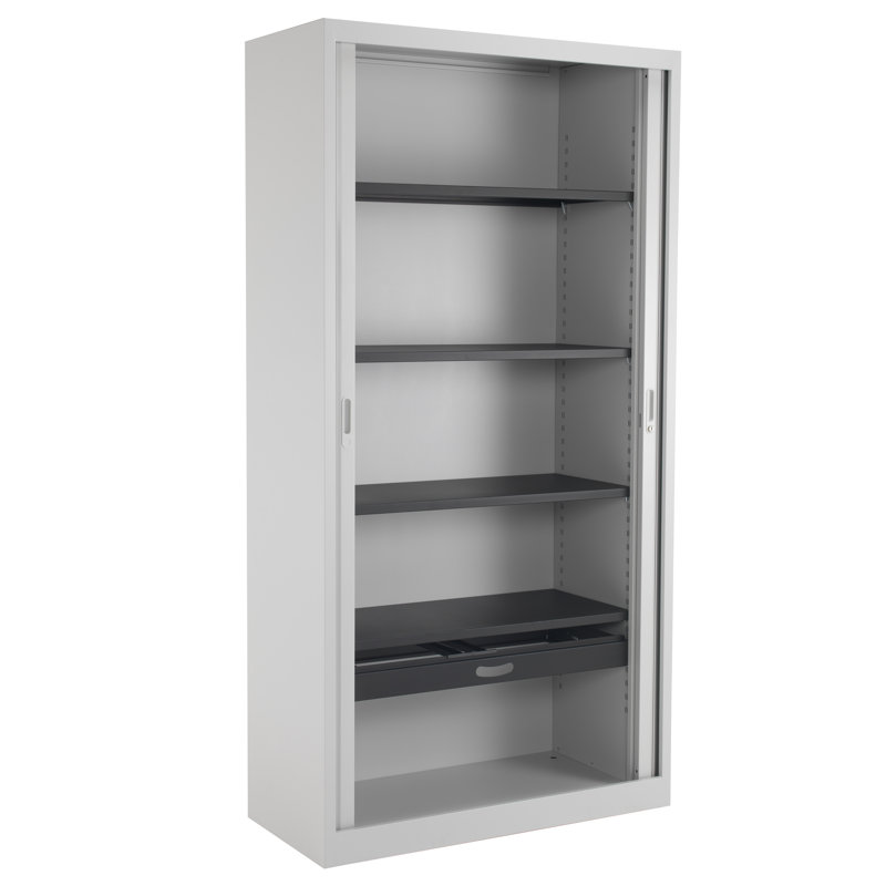 2 -Door 4 -Shelf, Grey