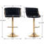Tabouret de bar pivotant à hauteur réglable avec repose-pieds-174205733-174205743