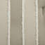 Édredon 3 pièces taupe pour lit double / grand lit - tissu de coton, édredon rayé, rembourrage, garniture, Bartacks visibles, housse, rayures avec style,