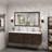 Molly Tempered Glass Metal Beveled Framed Wall Mounted Vanity Rectangular Mirror-108625544-108625527